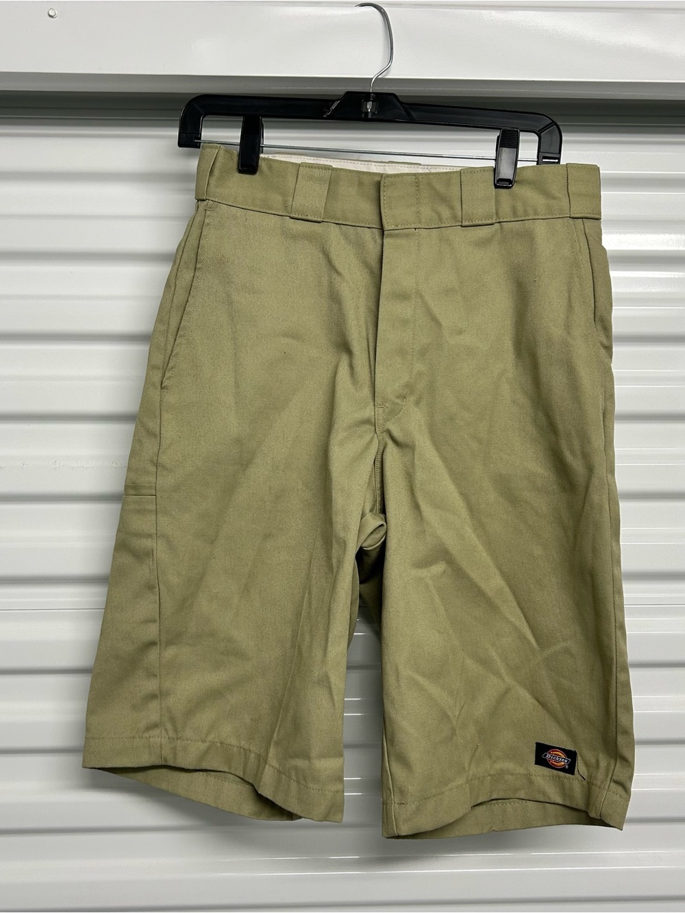 Dickies Olive Tan Flat Front Work Shorts